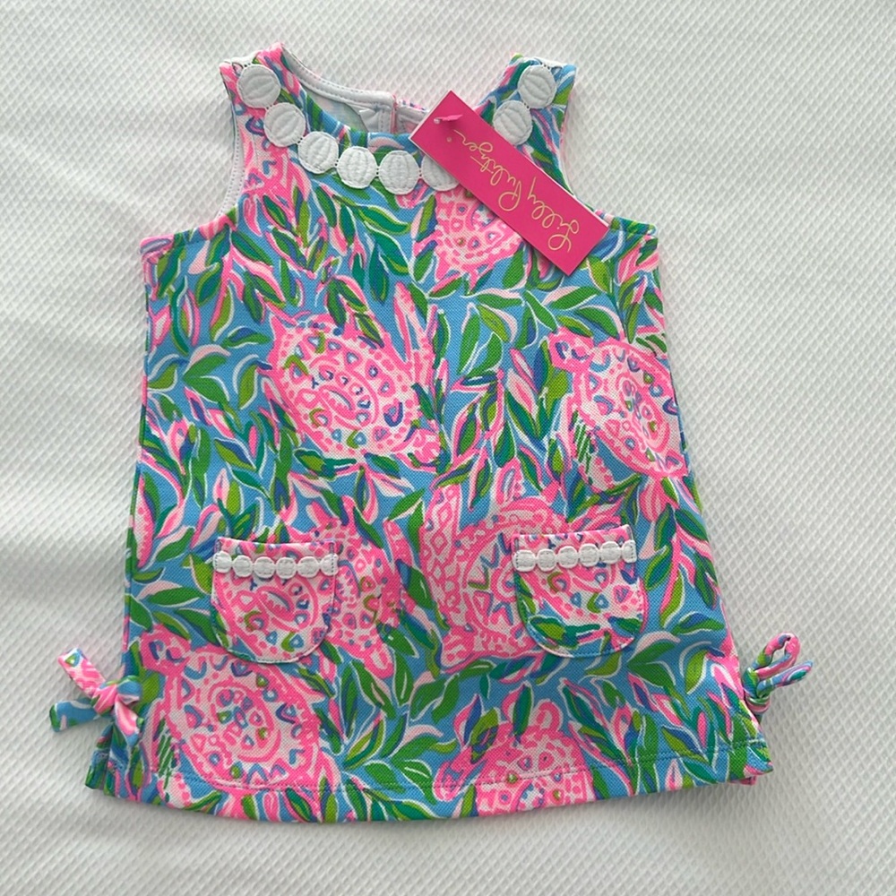 BRAND NEW WITH TAGS! Lilly Pulitzer size 18-24 months knit shift Frenchie Blue